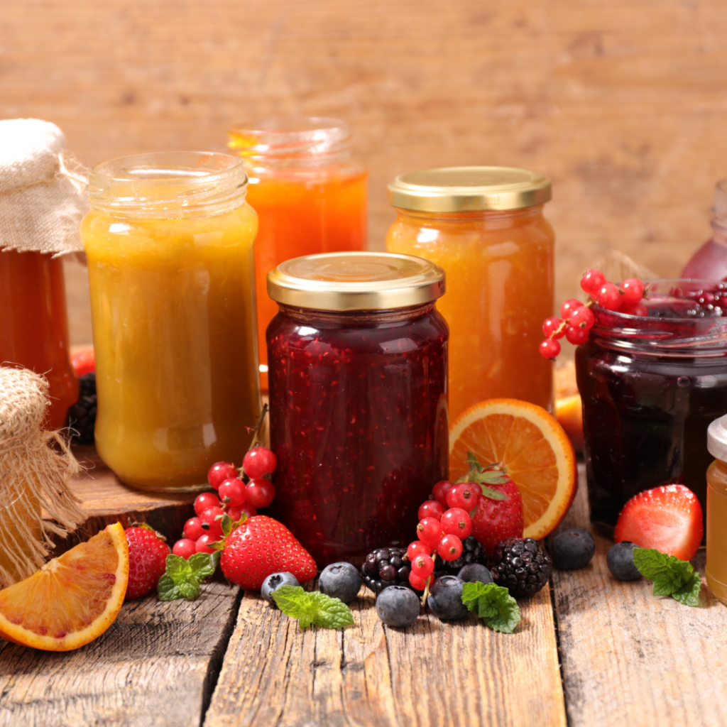 Three berry preserve